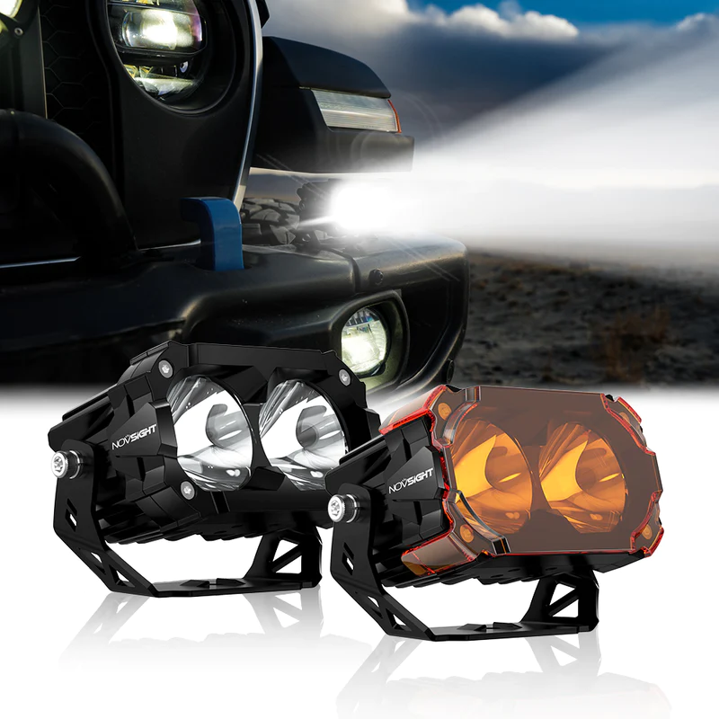 CYBER 1-Serie  4,5-Zoll-Pods Offroad-Zusatzscheinwerfer, Ditch-LED-Licht -  NOVSIGHT® – Autobeleuchtung, LED-Scheinwerferlampen und Offroad-LED-Leuchten